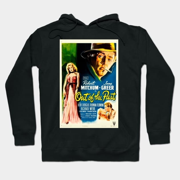 Out of the Past Movie Poster Hoodie by MovieFunTime